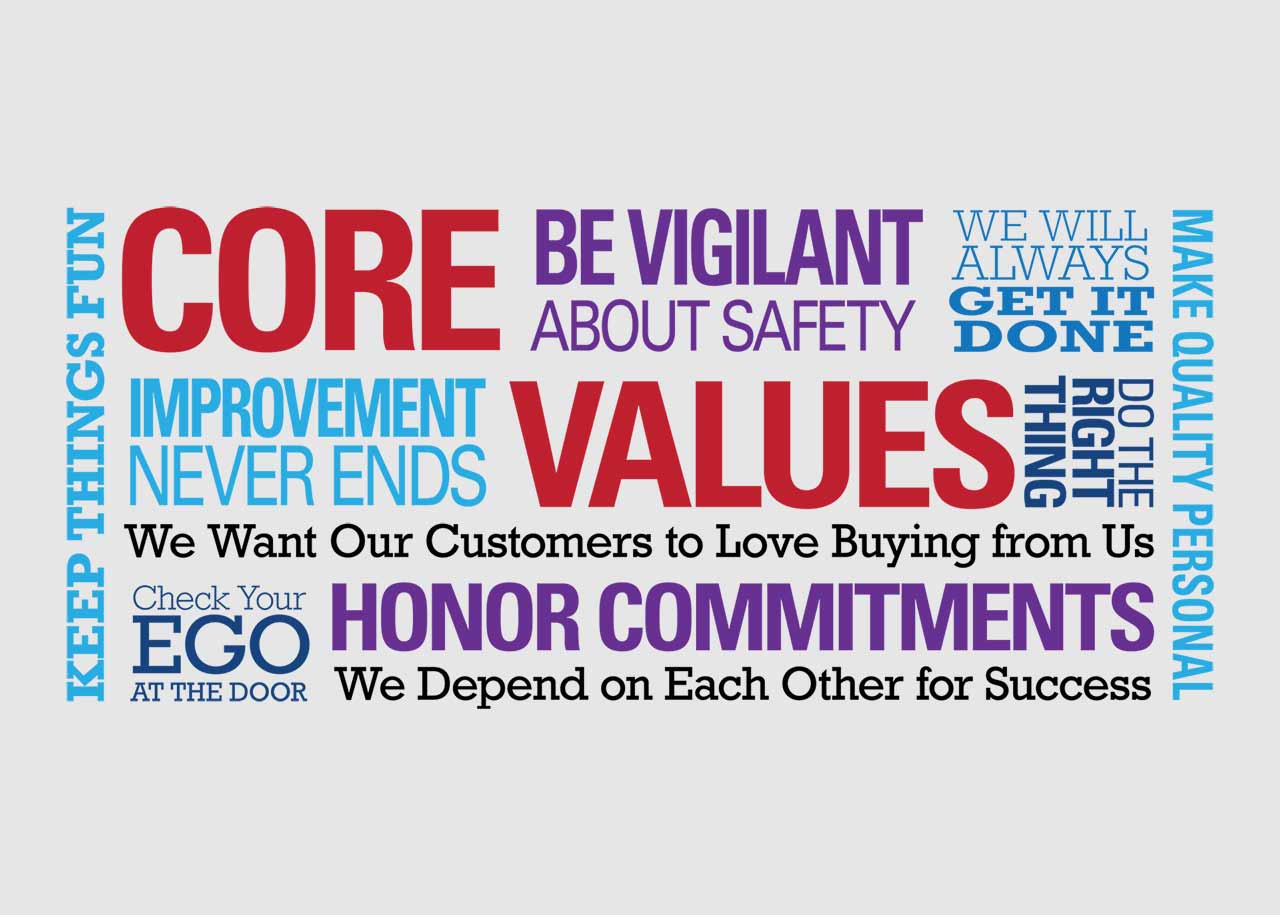 Glass Enterprises company core values