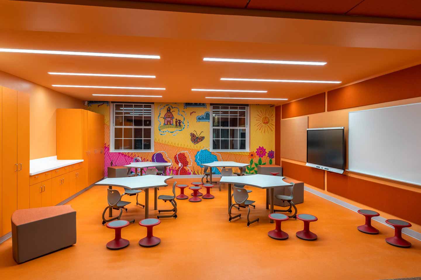 classroom at Smothers Elementary School